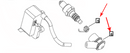 Echo Cs-2511T, CS-2511P, CS-2511PN, CS-2511TN, Cs-4510, CS-7310P, CS-7310PW Spark Plug Cap and Terminal Wire New Oem A427000190, A426000010-2