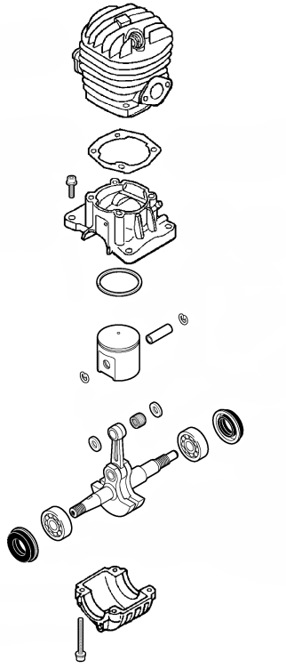 Echo Cs-450, CS-450P Short Block, New  Oem SB1094