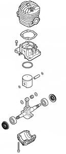 Echo Cs-450, CS-450P Short Block, New  Oem SB1094-2