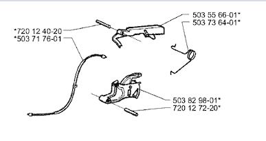 Aftermarket Throttle Trigger Spring Fits Husqvarna 362, 365, 371, 372 Xp, 371K, 375K, 385, 390, 395 Jonsered 2063, 2065, 2071, 2163, 2165, 2171, 2172 Replaces 503736401