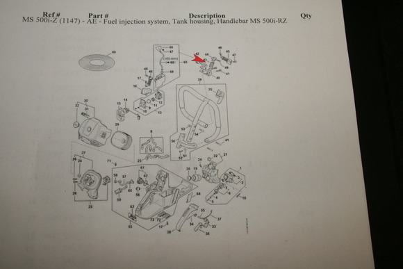 Stihl Ms 500i Anti Vibe Spring Oem 11447913102