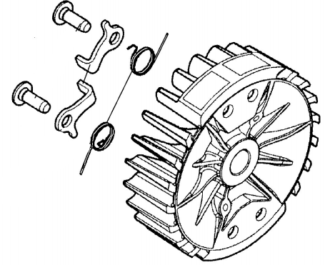 Efco MT 3500 S Chainsaw Flywheel New OEM 50170015R, 50180111AR