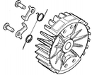 Efco MT 3500 S Chainsaw Flywheel New OEM 50170015R, 50180111AR-2