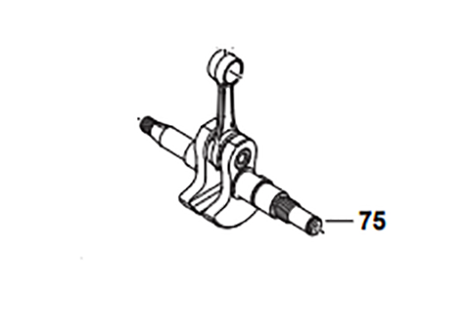 Dolmar Ps-5105 Makita Ea5000 Crank Shaft 185120200