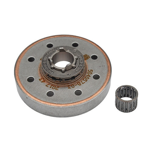 Husqvarna 545, 560 XP/XPG, 562 XP/XPG, Jonsered: CS2252, CS2253/CS2253WH, CS2260/CS2260 WH, CS2258 Clutch Drum Assy Rim .325"7T New OEM 575261005