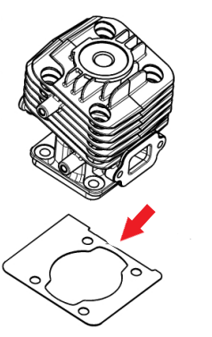 Efco DS 2200 Gasket New Oem 58070011R