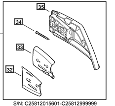 Echo Cs 590 Timber Wolf, Cs-600P Clutch Cover Kit New Oem P021045470