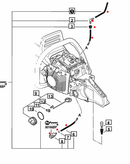 Echo Cs-590 Timber Wolf, Cs-600P, Cs-620P Fuel Line Kit New Oem-2