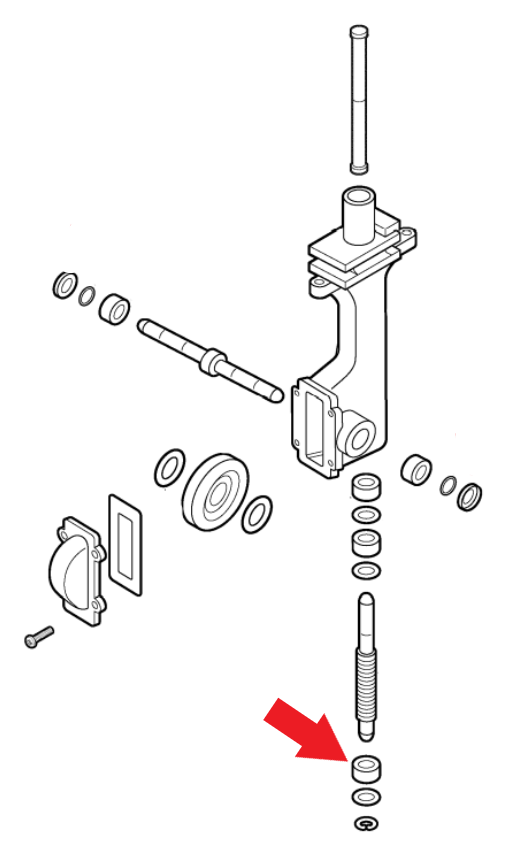 Echo TC-210 Bearing, Ball New Oem 60541812350