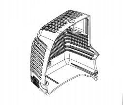 Efco DS 2700 Muffler Cover New Oem 61280293R