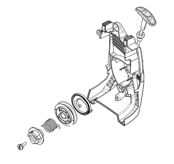 Efco DS 2210, 2200 Starter Assembly New Oem 61370230R