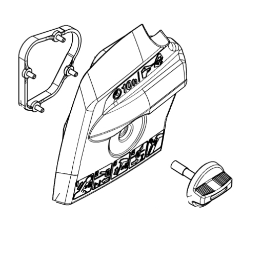 Efco DS 2400 Filter Cover Kit New Oem 61370258