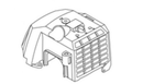 Echo SRM-410U/410X, 4300, EA-410 Engine Cover New Oem A160000242-2