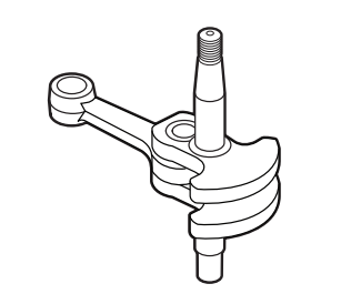 Echo HC-2420, HC-3020, HCS-3020, HCS-4020 Crankshaft Assy New Oem A011001360