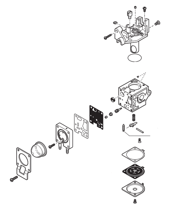 Echo HC-2420, HC-3020, HCS-3020, HCS-4020 Carburetor Rb-K119 New Oem A021004900, Replaces A021004231