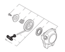 Echo SRM-2320T, Shindaiwa T235 Starter Assembly New OEM A051001322-2