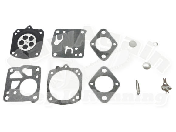 Aftermarket Tillotson RK-HS-23HS, Rk-17HS Carburetor Kit Fits Jonsered 625, 630, 670, 66E, 70E, 820, 830, 910, 920, 930, 111