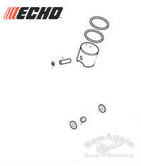 Echo Cs 620P Piston Kit New Oem P021043990, P021043991