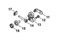 Shindaiwa 358Ts, EB770RT,  FH235, Echo CS-2511T, 355T, 360TES, 4510, 550P, 7310P, 7310PW HC-152, 2020, HCA-2620, Bolt, PB-770, SHC-210, 211, 212, 225, 2620 Torx 4×12 (Fig 12) New Oem V804000050-2