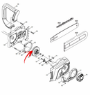 Makita  Uc3551A, Uc4051A, Dolmar Es-174 Electric Chainsaw Clutch Drum Spur Sprocket 1238866-2