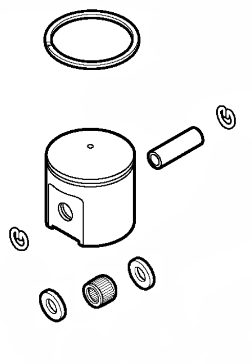 Echo Cs-450, CS-450P Piston Kit New Oem P021016160