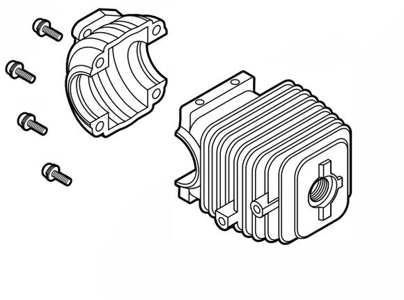 Echo CS 303T, Cylinder Kit, New Oem P021038330