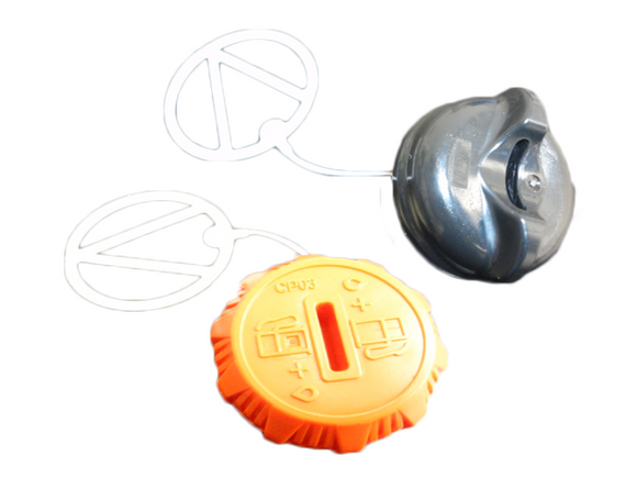Echo Cs-310, Cs-352 Chainsaw Oil And Fuel Cap New Oem P021005581, P021037920
