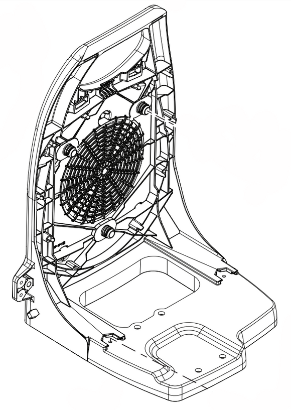 Echo Pb-8010H, Pb-8010T, PB-9010T, PB-9010H, Shindaiwa EB810, EB810RT, EB 910, EB 910RT Backpack Frame New Oem C620000560, Replaces C620000530, C620000531