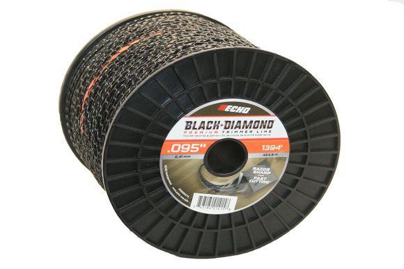 Echo Srm, Gt, .095 Black Diamond Trimmer Line 1394 Feet Professional Grade 330095075