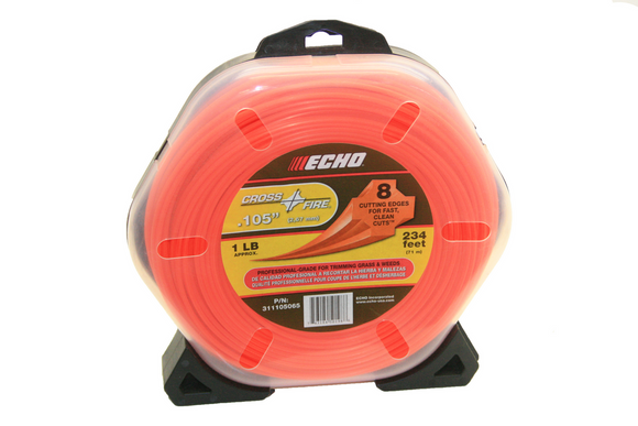 Echo Srm, Gt, .105 Crossfire Trimmer Line 1Lb 234 Feet Professional Grade 3111050065