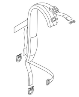 Echo 9010H, 9010T Backpack Blower Harness Strap Right P021053650