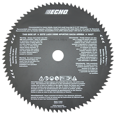 Echo Large SRM 8" 80 Tooth 20mm Arbor Brush Blade New Oem 69500120331