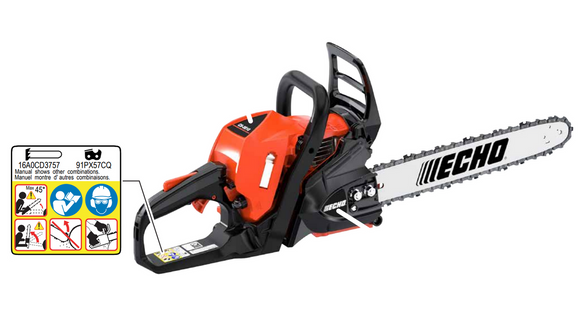 Echo CS-310, CS-3510, CS-352, CS-370, CS-400 Caution Label New Oem X505009390