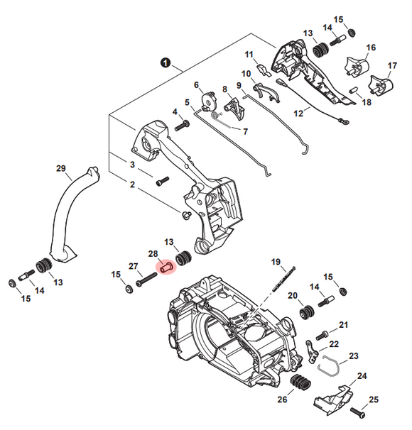 Echo CS-330T, CS-355T, CS-360T, Shindaiwa 358Ts, Collar 4 V352000020 New Oem