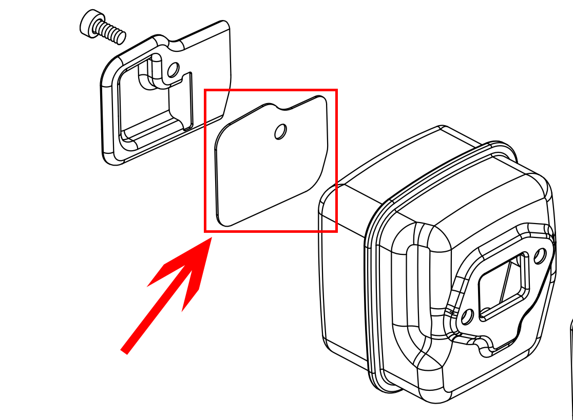 Echo CS3510, 4010 Spark Arrester Screen, New Oem A310000570 SawAgain