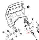 Echo CS-550P, 590, 600, 600P, 620P, 620PW, 7310P, 7310PW, Shindaiwa 591, 600sx Spacer 12x10xT: 1.0 (Fig. 7) New Oem V356000470-2