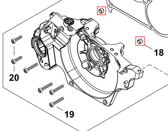 Echo CS-7310P, 7310PW Collar 6 (Fig. 18) New Oem 10152216430