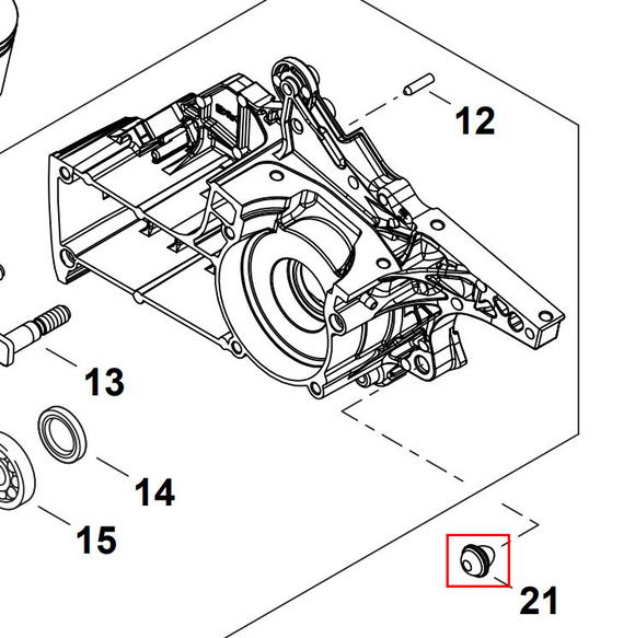 Echo CS-7310P, 7310PW (Fig. 21) Cushion New Oem V420005590