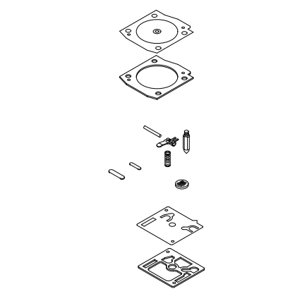 Echo CS-7310P, 7310PW Carburetor Repair Kit, New Oem P005004640