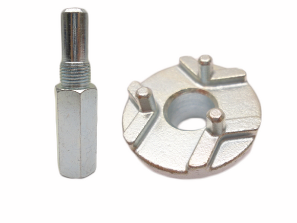 Echo Cs-300, 303T, 305, 306, 310, 330, 330T, 340, 341, 346, 350Tes, 352, 360T, 355T, 361P Clutch Removal Puller Tool X640000011 With Piston Stop