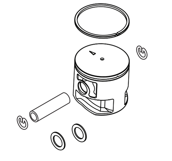 Echo Cs-3510 Piston Kit, New Oem P100009130