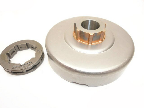 Echo Cs 590 Timber Wolf, 600P,  620P Clutch Drum And 3/8 7 Tooth Rim Sprocket Oem