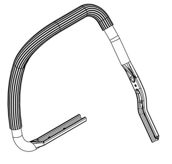 Echo Csg-7410 Front Handle, New Oem C400001511