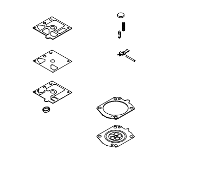 Echo Csg-7410 Carburetor Repair Kit, New Oem P021052740, P021054180