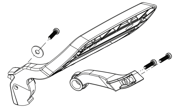 Echo DCS-5000 eForce Battery Chainsaw Lever, Chain Brake New Oem YH466000560