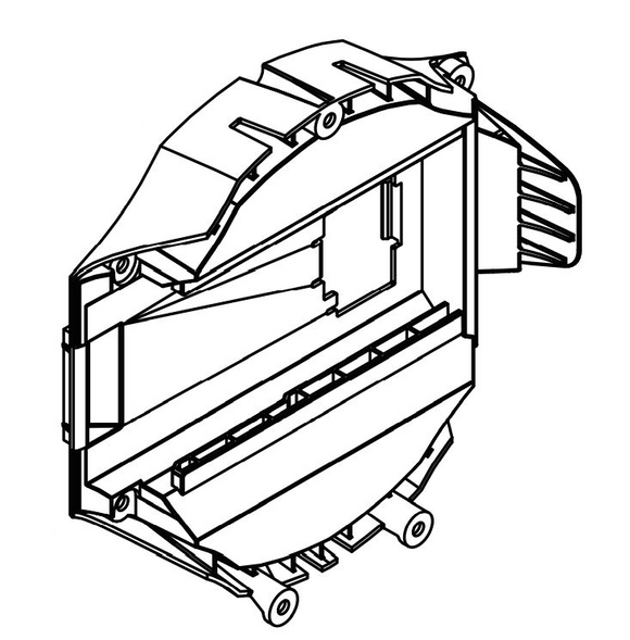 Echo DSRM-2600, DSRM-2600U eForce Battery Trimmer/Brushcutter Battery Holder New Oem C146000030