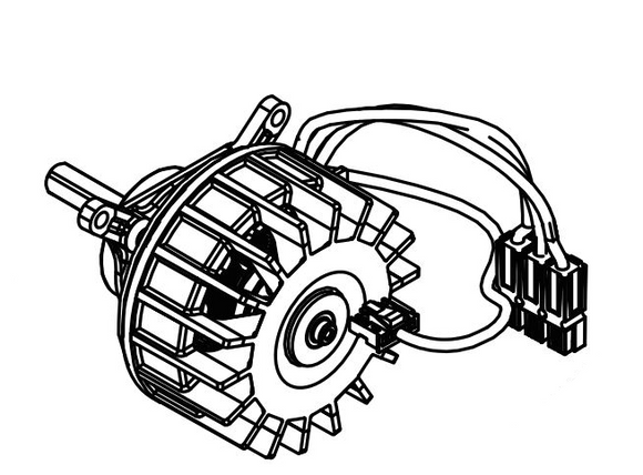 Echo DSRM-2600, DSRM-2600U Motor Assy New Oem A054000330