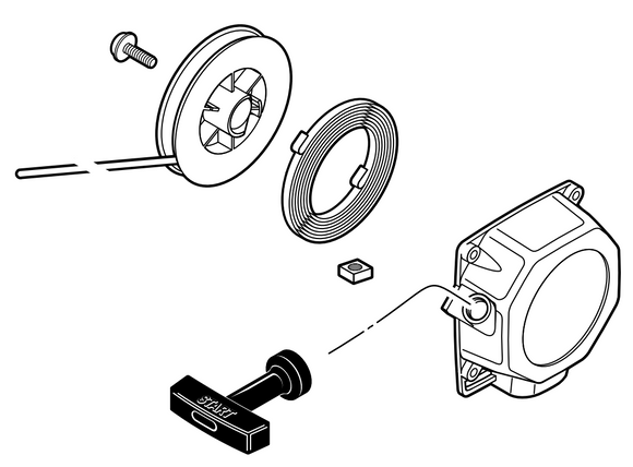Echo PAS-280, PE-280, PPF-280, PPT-280, SRM-280 Recoil Starter New Oem A051001041
