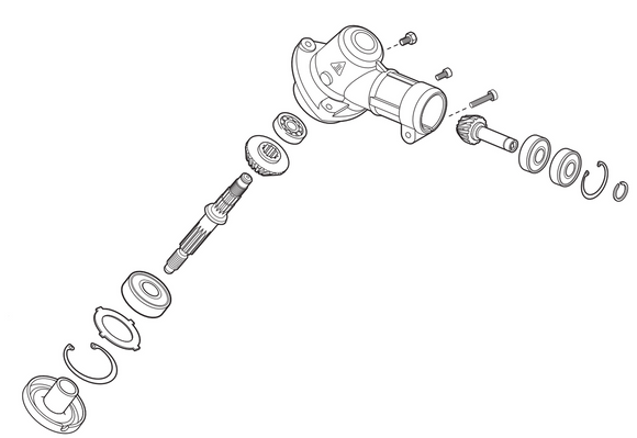 Echo SRM-225, 2620, 3020, Shindaiwa T235, T302, DSRM 2600 Battery Trimmer Gear Case New Oem P021051520