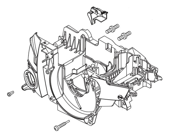 Echo CS-4920 Engine Housing Assy New OEM P100012530, P100004603